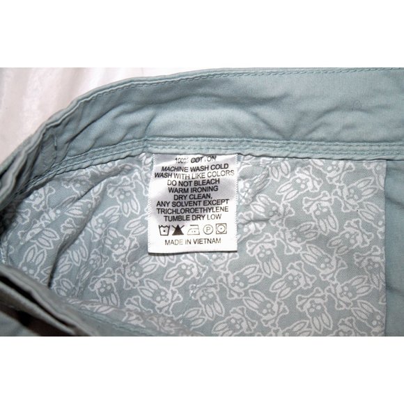 Psycho Bunny Mens Adjustable Waist Flat Front Shorts Size 38 - Picture 7 of 8